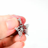 Animal Butterfly Necklace For Woman And Girls Wholesale 925 Sterling Silver Jewelry