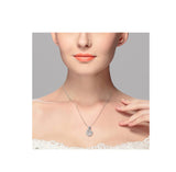 Fashion Creative S925 Sterling Silver Necklace Swan Smart Pendant Jewelry Temperament Wild