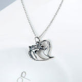Fine Heart Shaped Necklace Wholesale 925 Sterling Silver Necklace