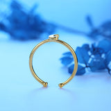 Silver Moon Fashion Ring 