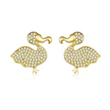 Gold Color Stud Earrings