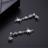 S925 Sterling Silver Star Stud Earrings