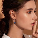 925 Sterling Silver Mystery Planet Moon Star Drop Earrings for Women Fashion Jewelry