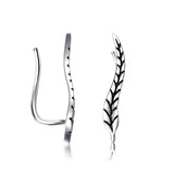 authentic high quality luxury Leaves stud diy fashion jewelry 