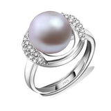 Pearl Cute Design Rings Wedding Jewellery Fashion Antique Engagement