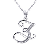 925 Sterling Silver Fashion Jewelry Woman Accessories Pendant Letter Z
