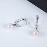 Authentic 925 Sterling Silver Unique Elegant Drop Earrings Women Fashion Fashion Earrings Silver Jewelry