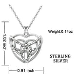Sterling Silver 925 Heart to Heart Women Pendant Necklace Love Choker Chain 18 inch Romantic Jewelry party best Gifts