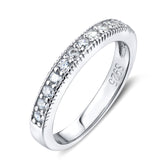 Eight Heart And Arrow Zirconia Rings Silver Ring