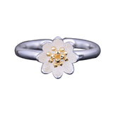 Adjustable Flower Rings Design Opening Wholesale Jewelry