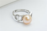 Withe Pearl Ring for Women Fashion Jewelry Wholesale Price Clear CZ