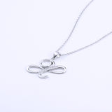 925 Sterling Silver Fashion Jewelry Woman Accessories Pendant Letter X