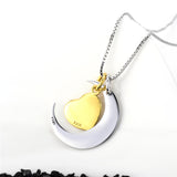 Mom I Love You To The Moon And The Back Necklace Silver Design