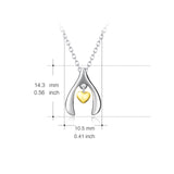 Wholesale Factory Price Necklace Fashion Jewelry Heart Shape Necklace