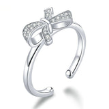 Rowknot Free Size Open Adjustable Finger Rings