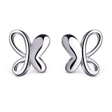 S925 Sterling Silver Personality Wild Butterfly Earrings Jewelry Cross-Border Exclusive