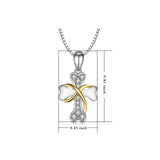 Luxury Cross Necklace Jewelry Box Chain Necklace for Jewelers Crystals