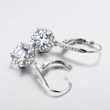 Luxury Bridal Wedding Earrings For Women Cubic Zirconia
