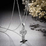 S925 Sterling Silver Cross Necklace Pendant for Women