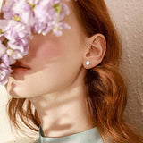 S925 Sterling Silver Opal acorn Stud Earrings  for Women