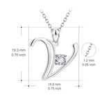 China wholesale jewelry custom Letter necklace for women gift