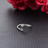 925 Sterling Silver Adjustable Open Ring Fine Jewelry for Women, Best Gift for Mother Wife Girlfriend at Christmas Birthday