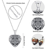 Silver Keep Someone Near to You Heart Locket Necklace