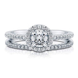Promise Engagement Wedding Ring Set 