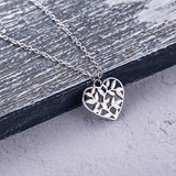Sterling Silver  White Gold-Plated Tree Of Life Pendant Necklace for Women,18 inches