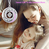 Sister/Friend/Mother/Daughter Necklace Always Forever My Friend Circle Pendant Jewelry Set Birthday Mothers Day for Women Girls