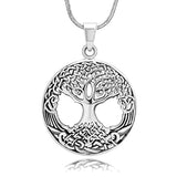 Tree of Life Round Pendant Necklace