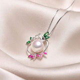 Fine Jewelry Gifts for Women 925 Sterling Silver Freshwater Cultured White Pearl Pendant Necklace