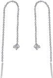 925 Sterling Silver Dangle Drop Earrings Ear Line for Women Thread Tassel Long Earrings Chain Jewelry