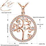 Tree of Life Pendant with 925 Sterling Silver