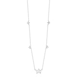 Crown Her Holiday Gift 925 Sterling Silver Necklace with Crown Pendant