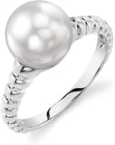 Pearl Ring with White South Sea Cultured Pearl and 14K Gold Terrie Pearl Ring for Ladies in Fashion