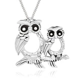 Owl Bird Pendant Necklace