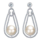 Pearl Fashion Chandelier Dangle Earrings