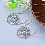 925 Sterling Silver Bracelet Tree of Life Bracelets Emerald Tree Jewelry Link Bracelet Gifts