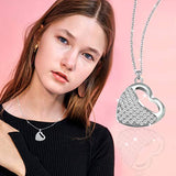 925 Sterling Silver Cremation Keepsake Ash Memorial Jewelry Urn Necklace for Ashes