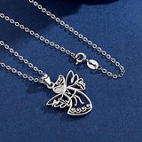 Angel Jewelry for Women 925 Sterling Silver Memory Angel Necklaces, Christmas Gifts for Her