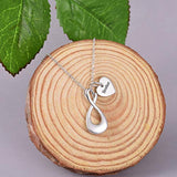 Sterling Silver Infinity of Life Eternity Memorial Urn Necklace Always with me Cremation Jewelry Pendant Necklaces for Ashes
