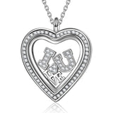 I Love You Necklace Love Heart 