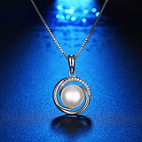 925 Sterling Silver Triple Heart Fashion Drop Necklace