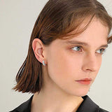 Daisy Flower Hoop Earrings 925 Sterling Silver Sunflower Earrings for Sensitive Ears for Daily Wear Daisy Floral Jewelry for Women