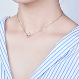 925 Sterling Silver Necklace with a Moppet Pendant,Best Women/Girl's Gift for Christmas