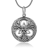 Celtic Knot Shaped Shape Pendant Necklace