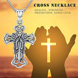 Cross Necklace for Women 925 Sterling Silver Celtic Knot Pendant Good Luck Best Mother’s Day Jewelry