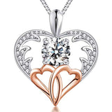 Wholesale  Angel Wing Heart Necklaces