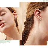 Huggie Earrings 925 Sterling Silver Huggie Hoop Earrings For Women